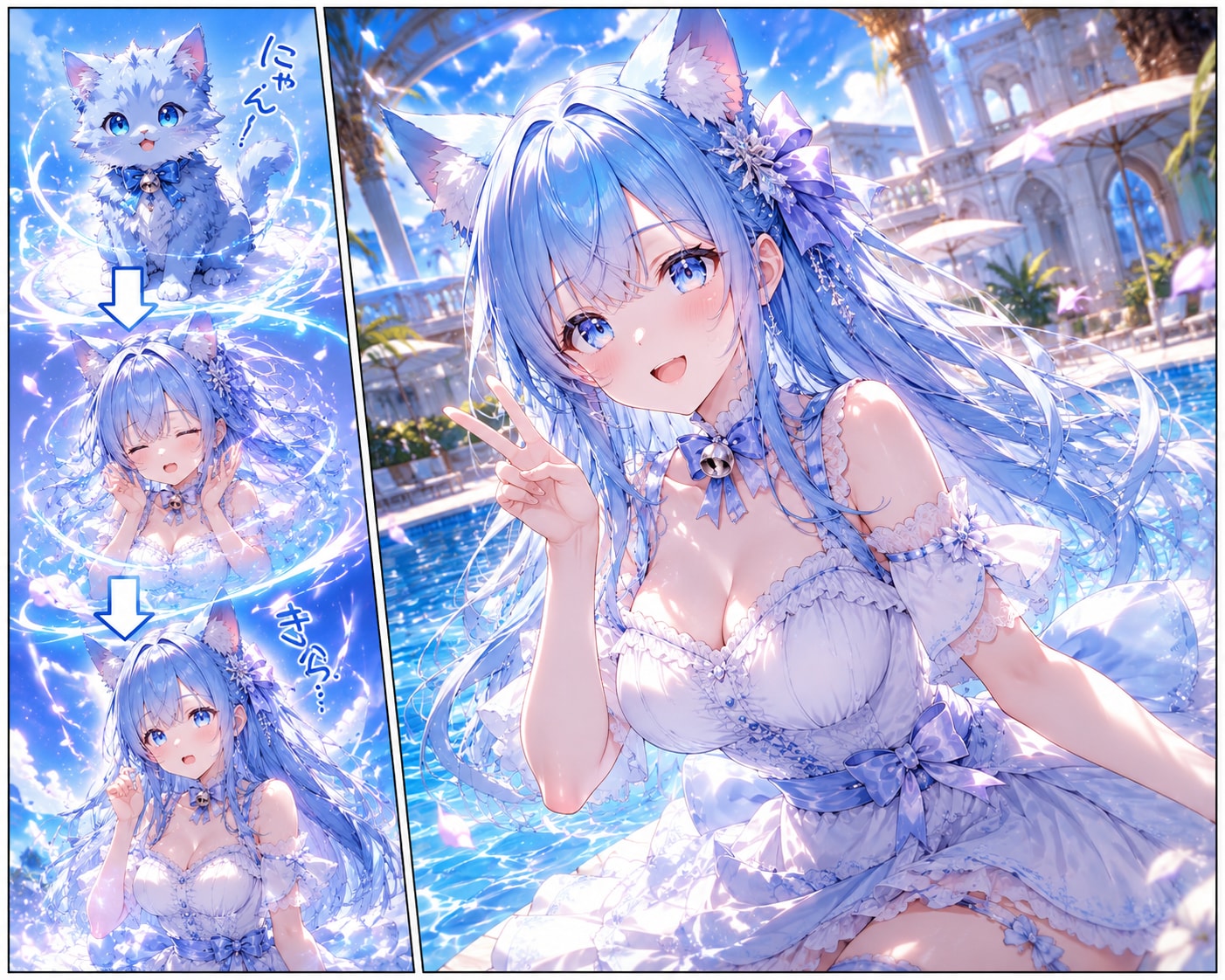 にゃんと！！（これがやりたかった……）