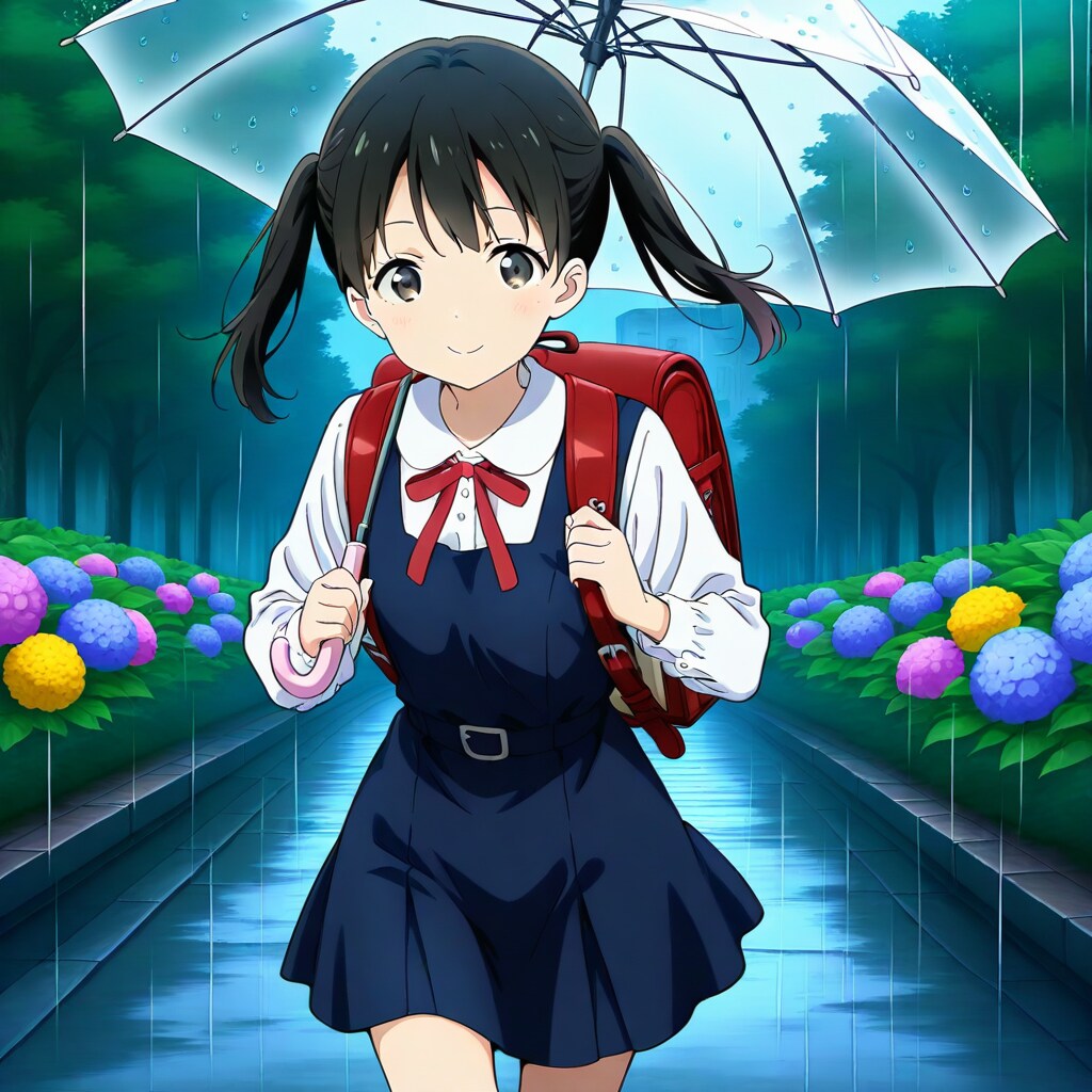 帰り道2-3（梅雨）