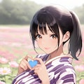 矢絣袴の少女 3枚目