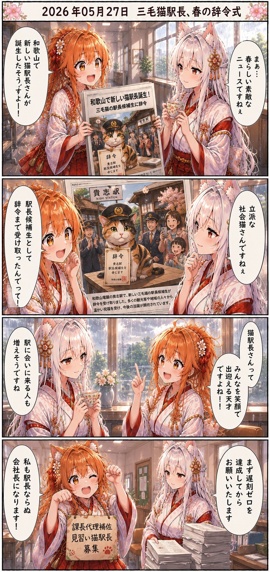 毎日漫画　10時　ほっこりニュース | の人気AIイラスト・グラビア