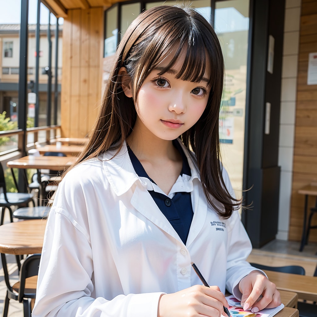 お勉強【美少女】