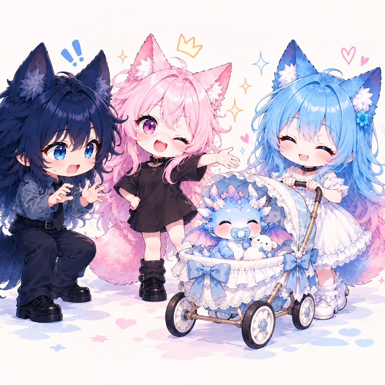 ぼわっと吹いたら、ドラゴン。うまれました。 | の人気AIイラスト・グラビア