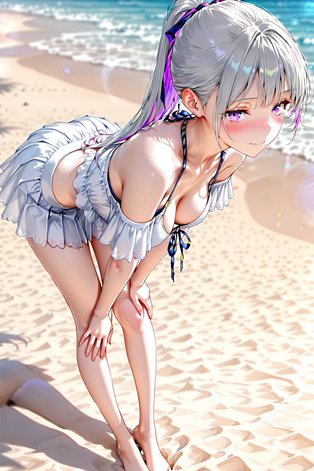 (1051)銀髪ちゃんサンドレス