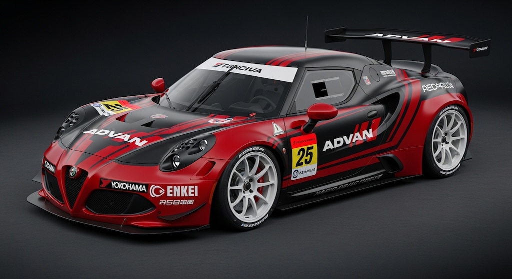 アドバンアルファロメオスパイダーレーシングカー