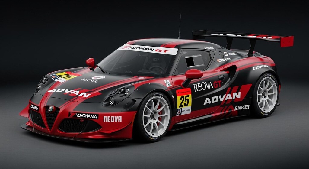 アドバンアルファロメオスパイダーレーシングカー