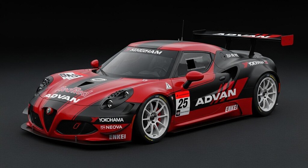 アドバンアルファロメオスパイダーレーシングカー