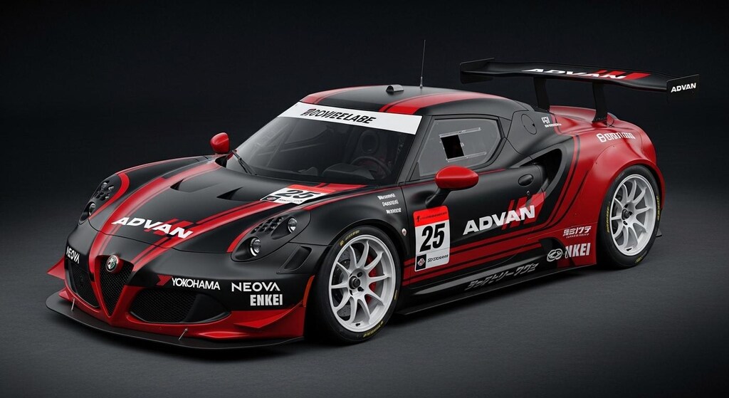 アドバンアルファロメオスパイダーレーシングカー
