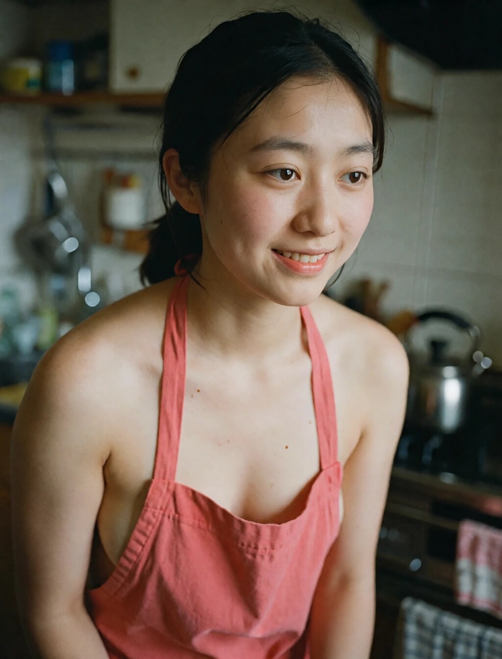 昼のエプロン