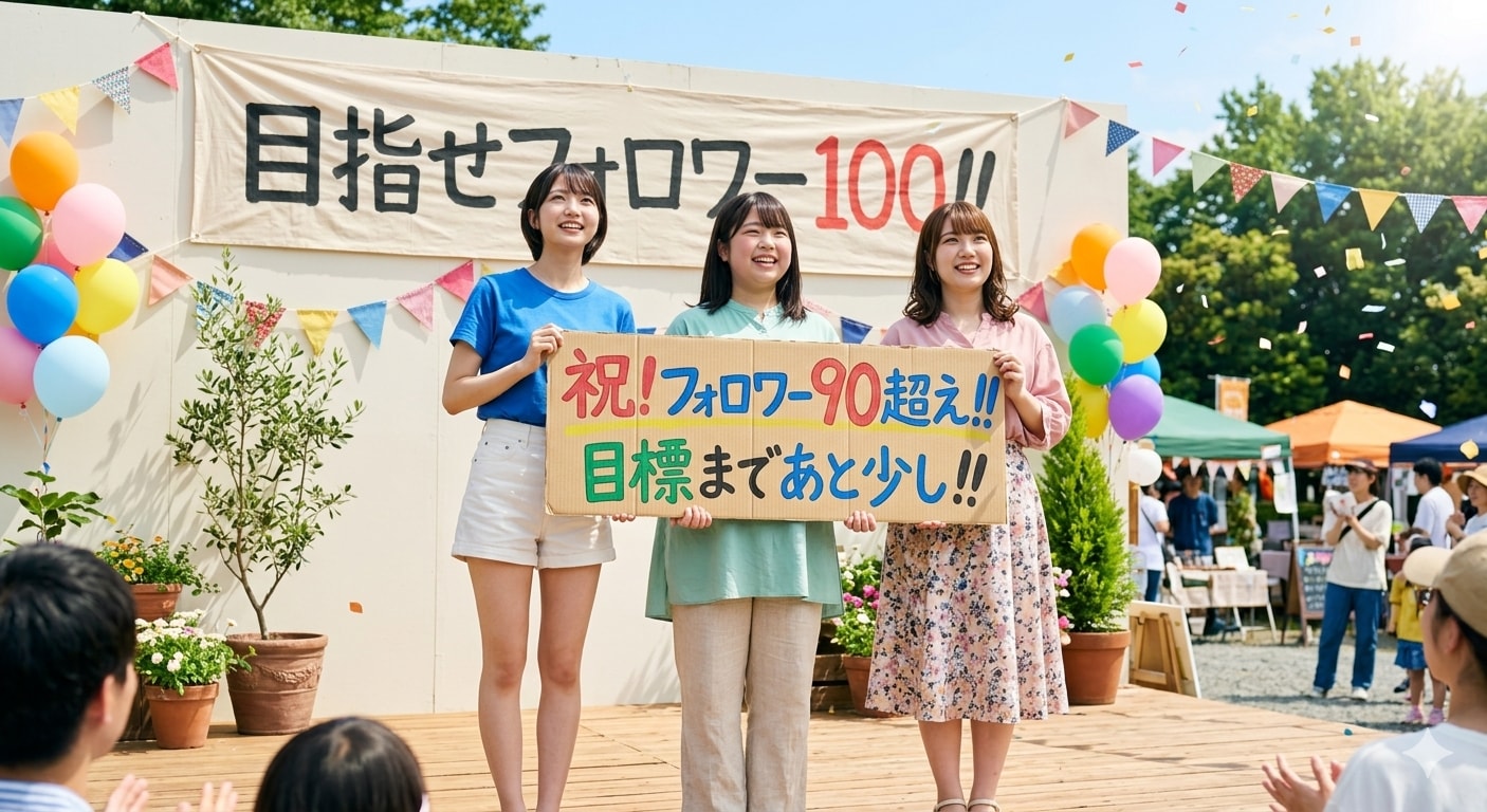 祝！フォロワー90超え！