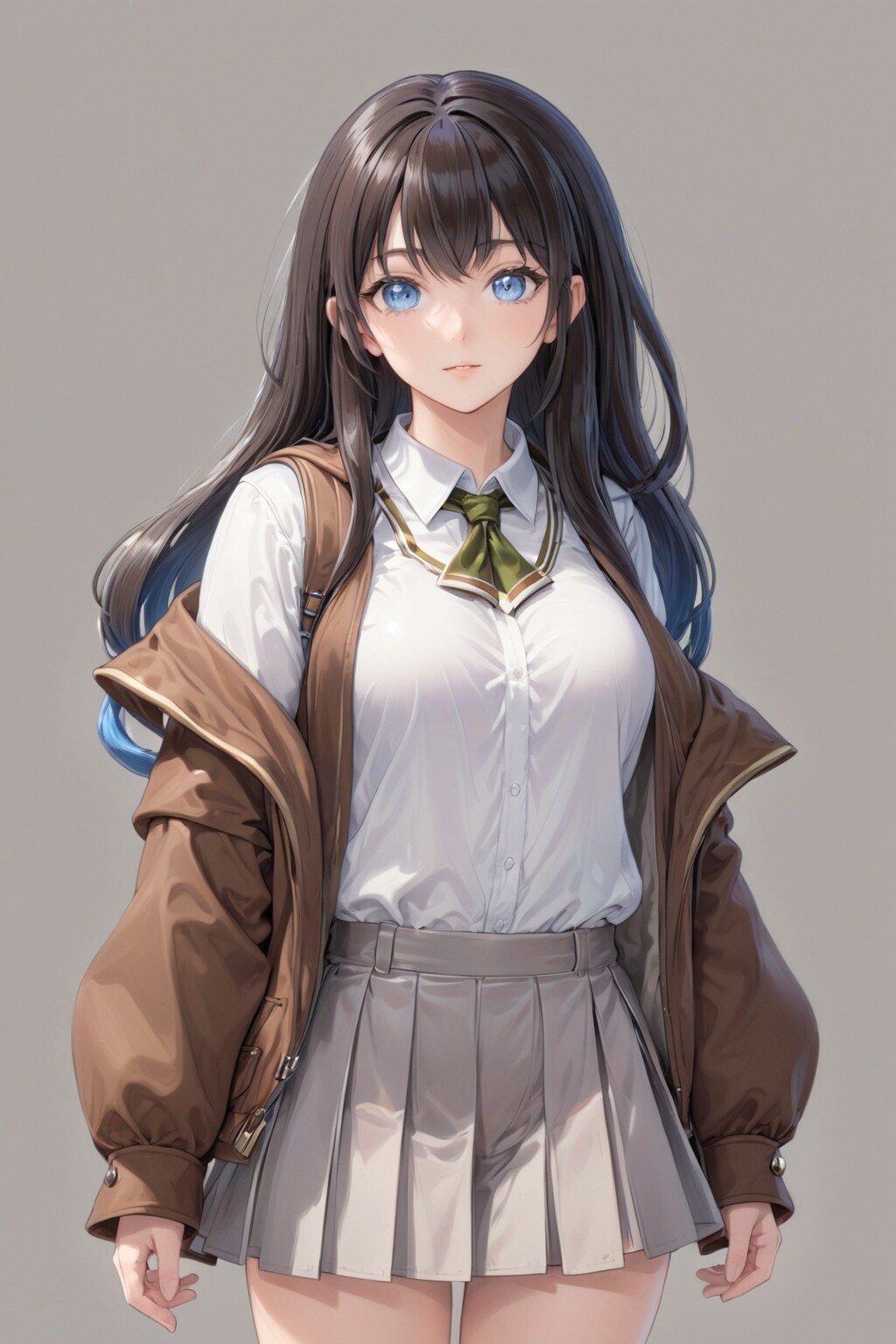 冬コート女子高生XL