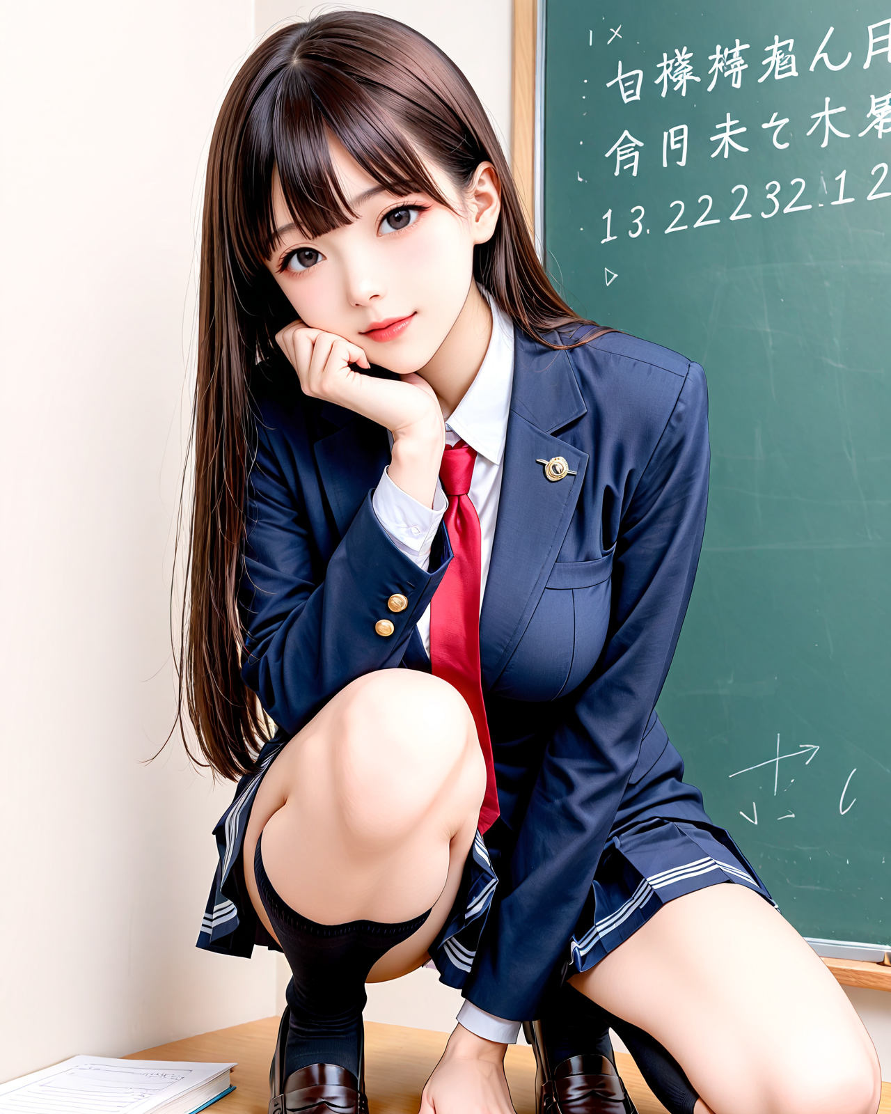 ブレザー女子高生
