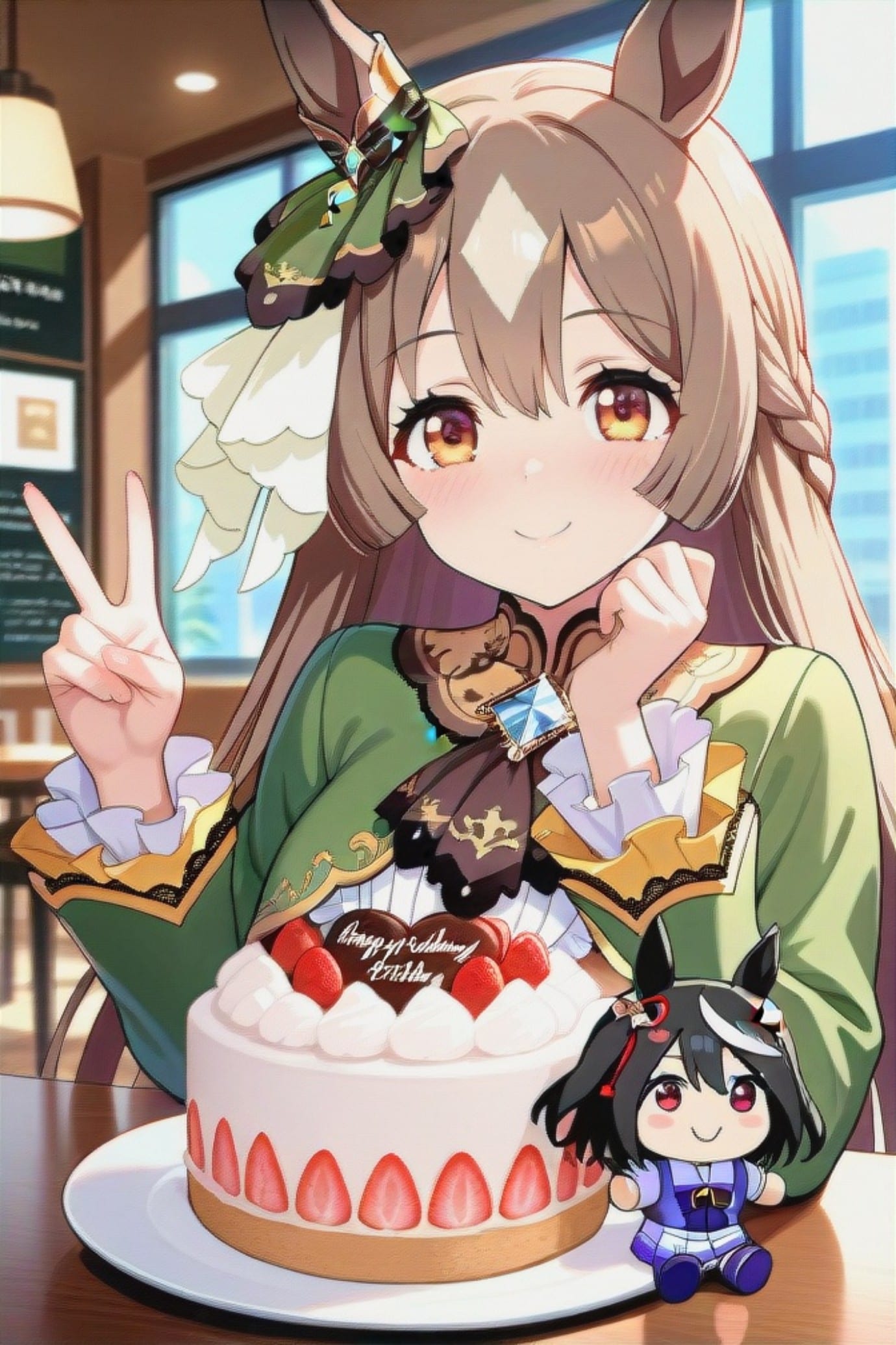 お誕生日のサトノダイヤモンド🎂 | の人気AIイラスト・グラビア