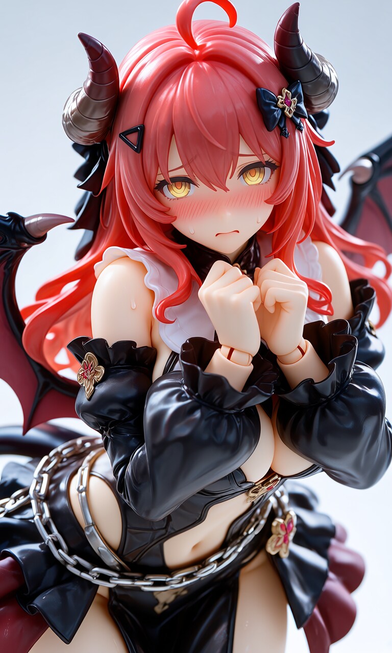 異世界制服少女達　悪魔の少女メイド　アクリルドールフィギュア