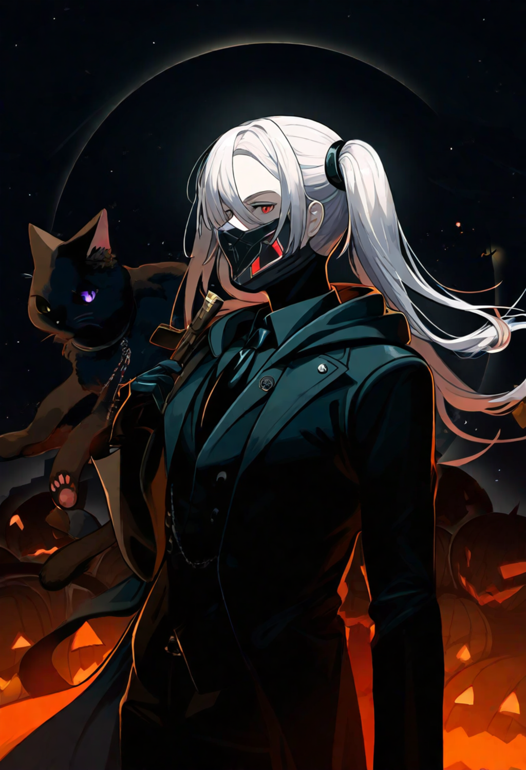 悪者さんの休日 (ハロウィン会場に行く)