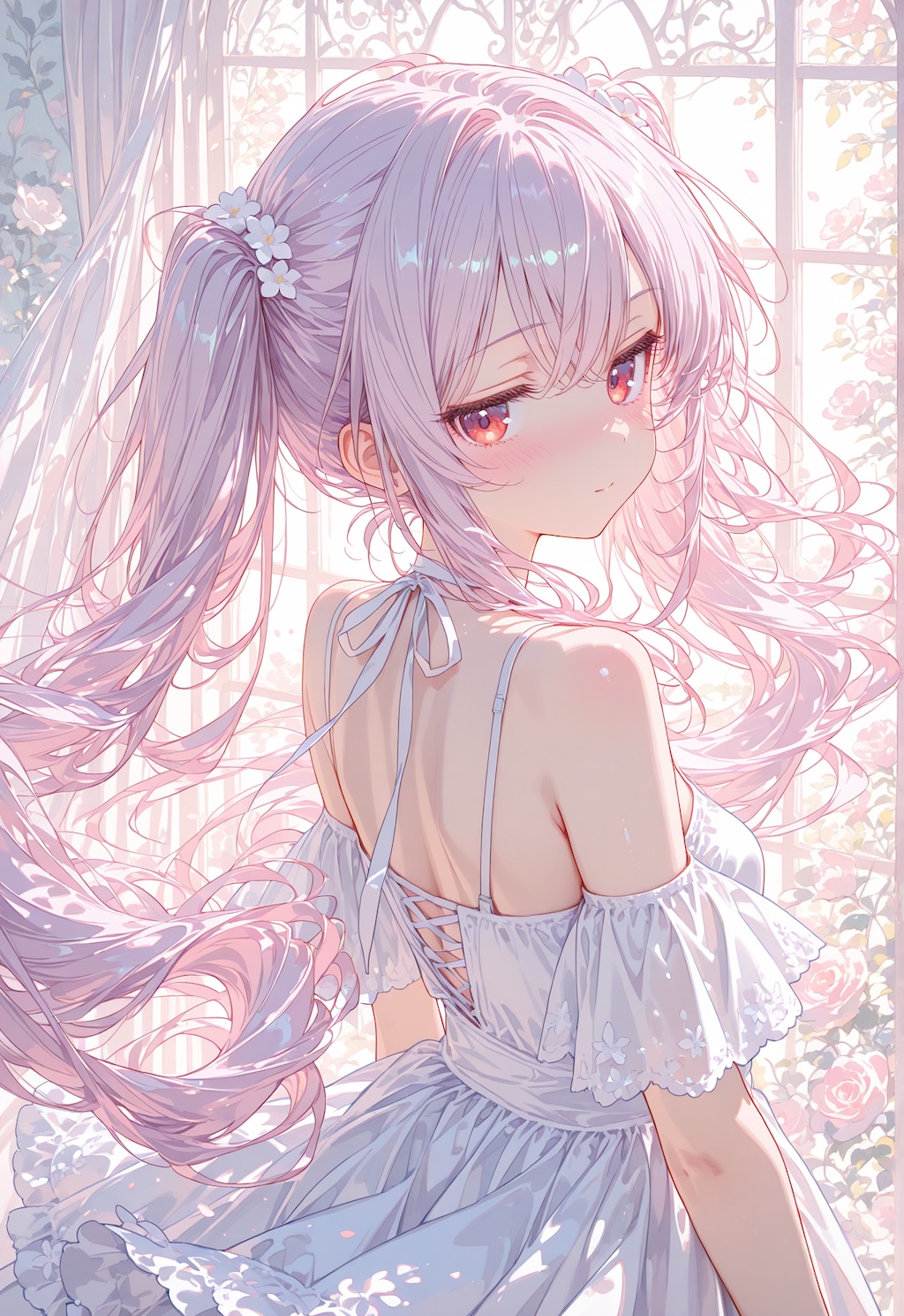 ワンピース姿のジト目ちゃん