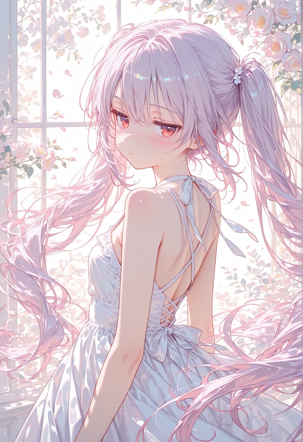 ワンピース姿のジト目ちゃん