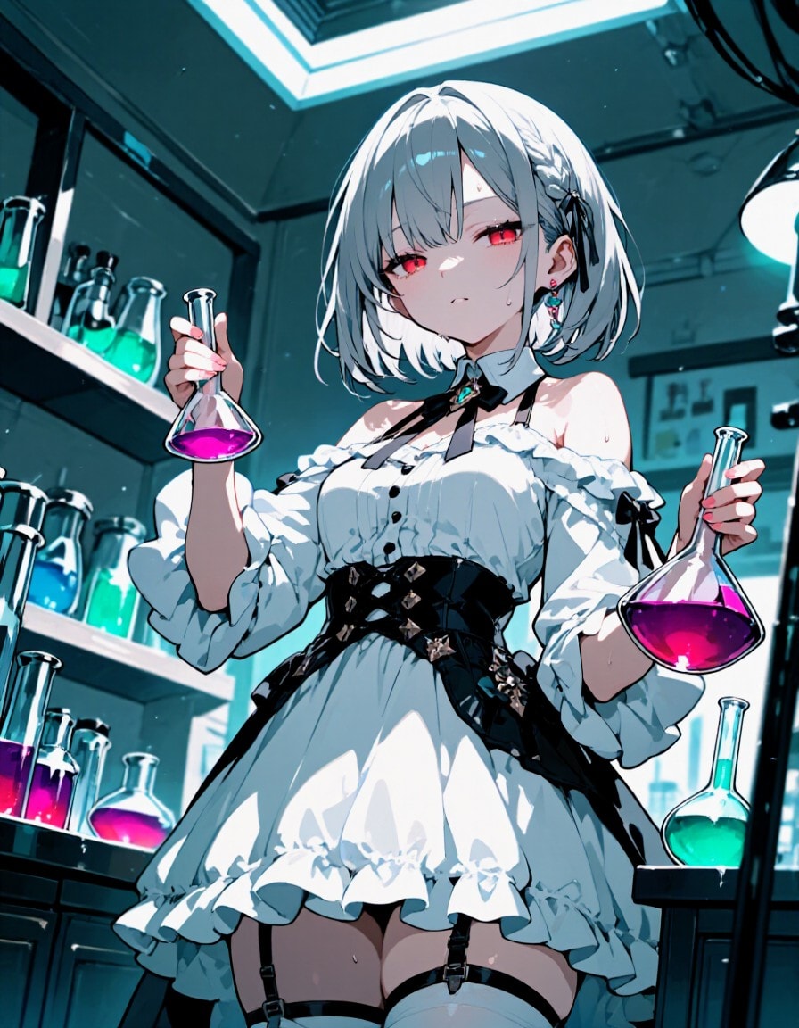 復刻版・逃げ足速い、ジト目ゴスロリお姉やん04 | の人気AIイラスト・グラビア