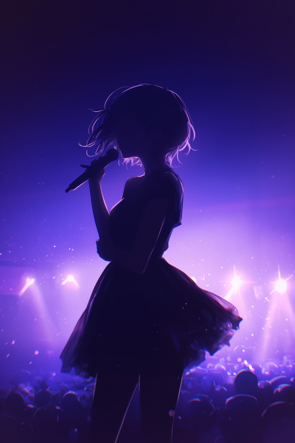 ライブでも正体を明かさないアイドル