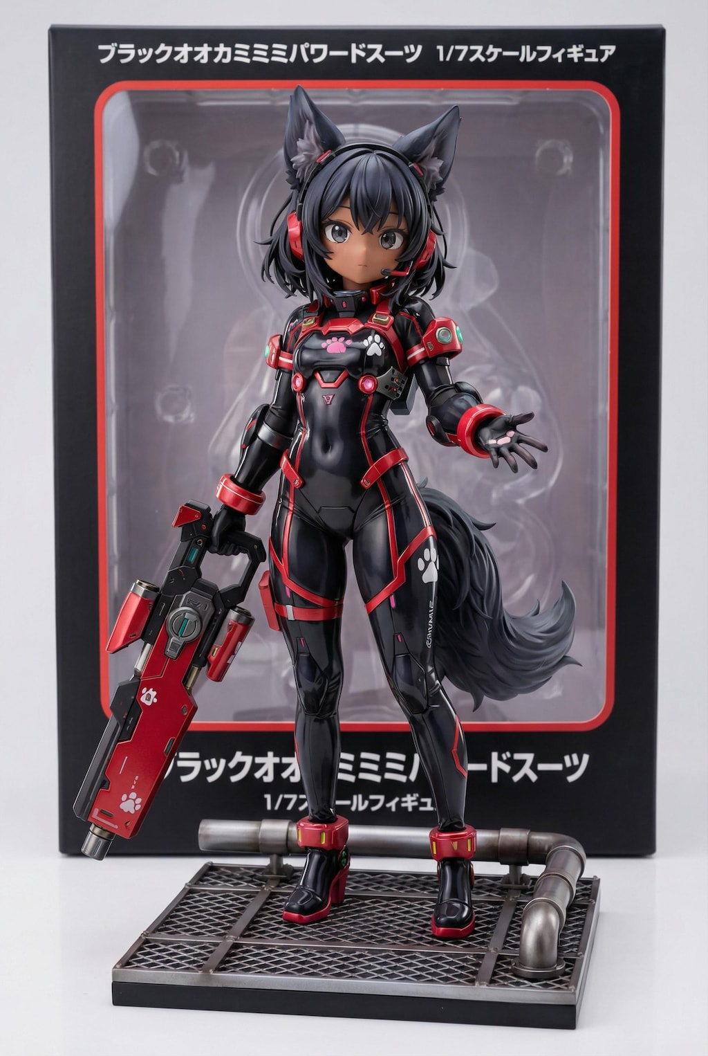 黒眼、黒髪、黒ケモミミ！