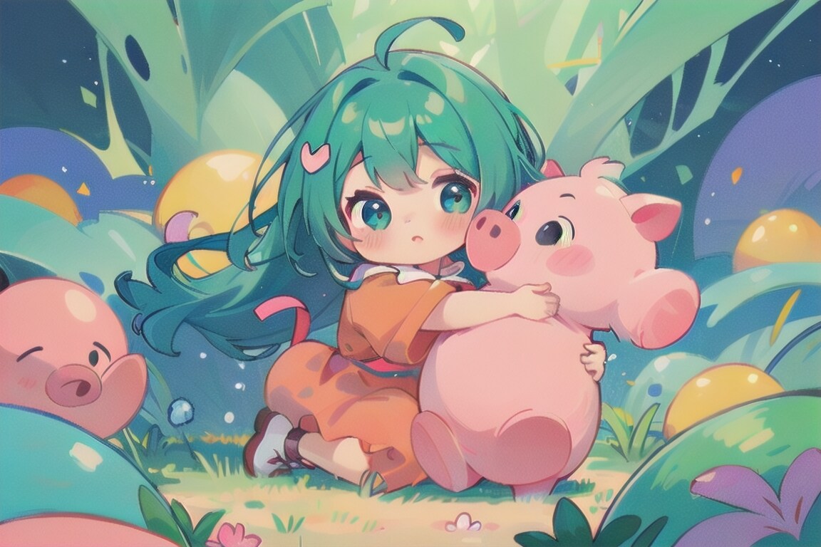 「ぶたさん・・？」