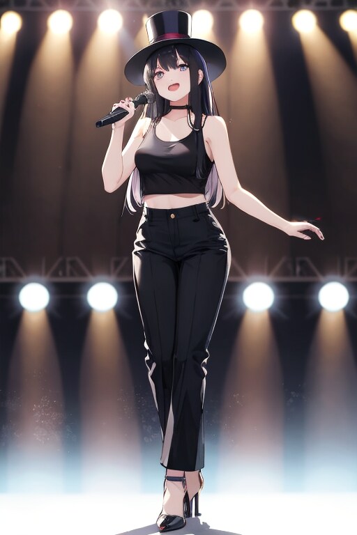アイドル歌手・黒猫絵馬のワンマンライブ