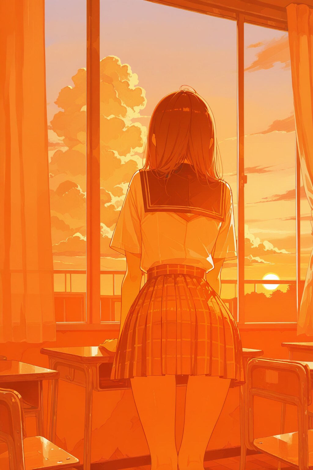 夕暮れ