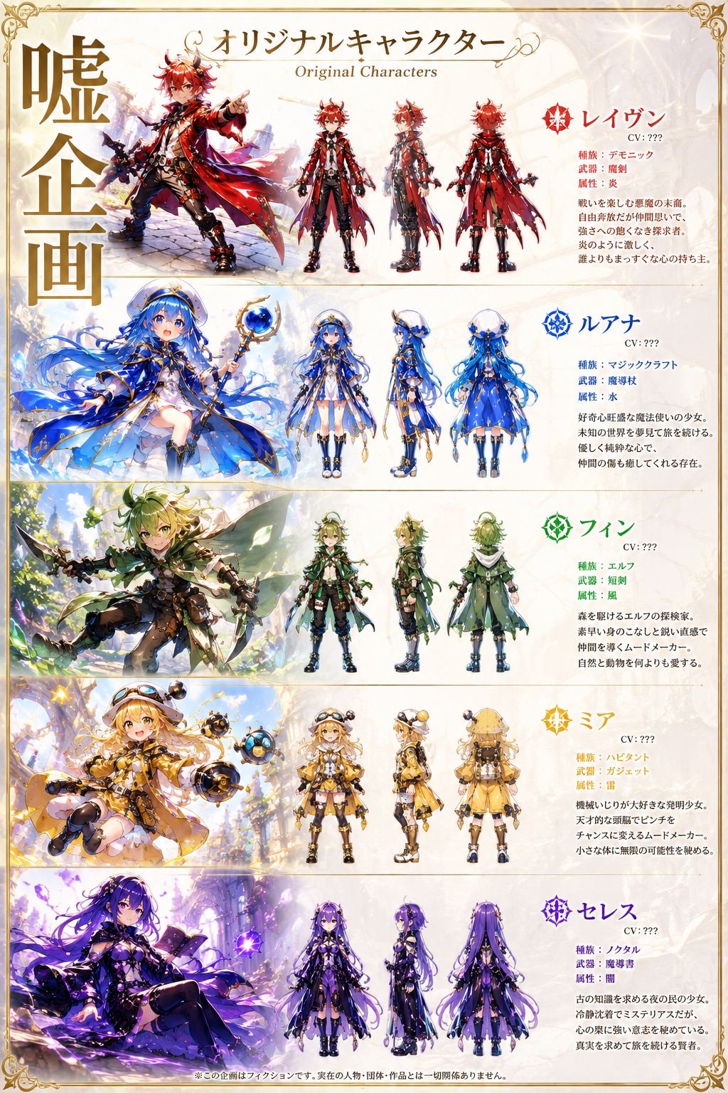 オリジナルキャラクター