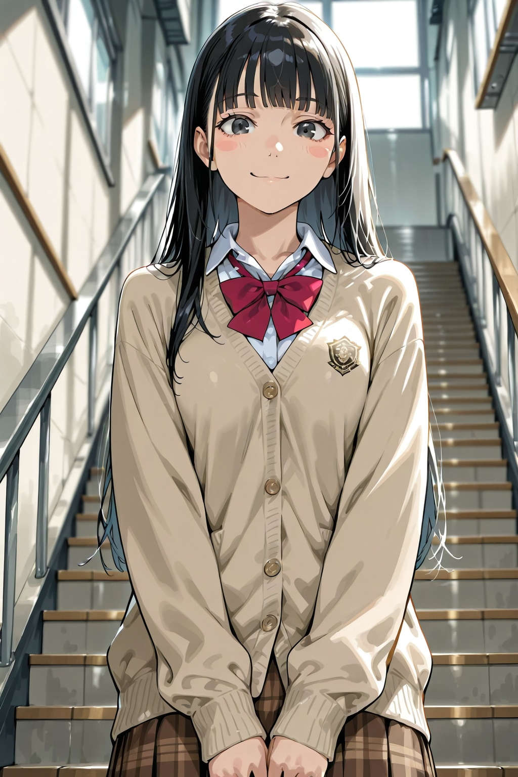 ギャルちゃんの制服 | の人気AIイラスト・グラビア