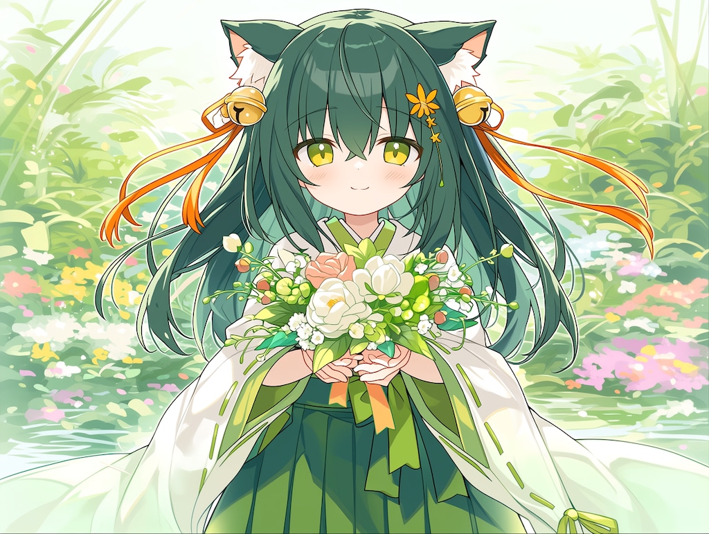 花束をあなたに（１）翠鈴　GPTimages2.0