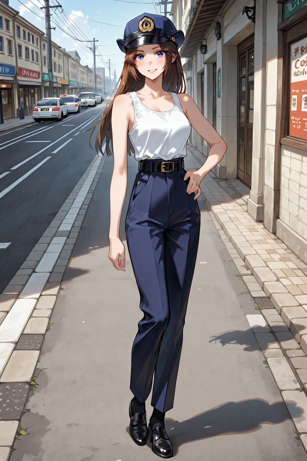 かっこかわいい婦警姫神英梨菜のロンドン旅行
