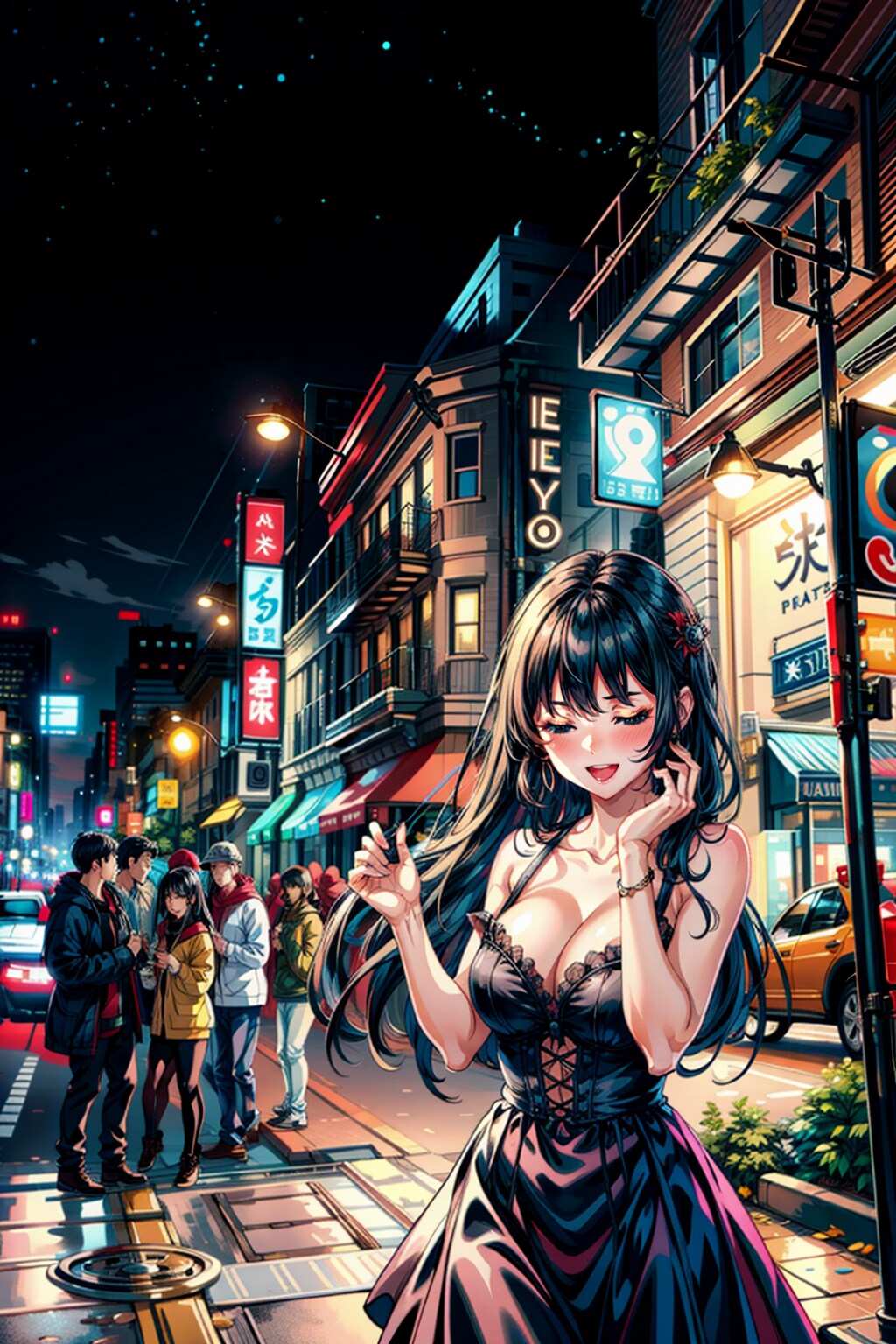 写真も使ってみました。　I also used a photo.