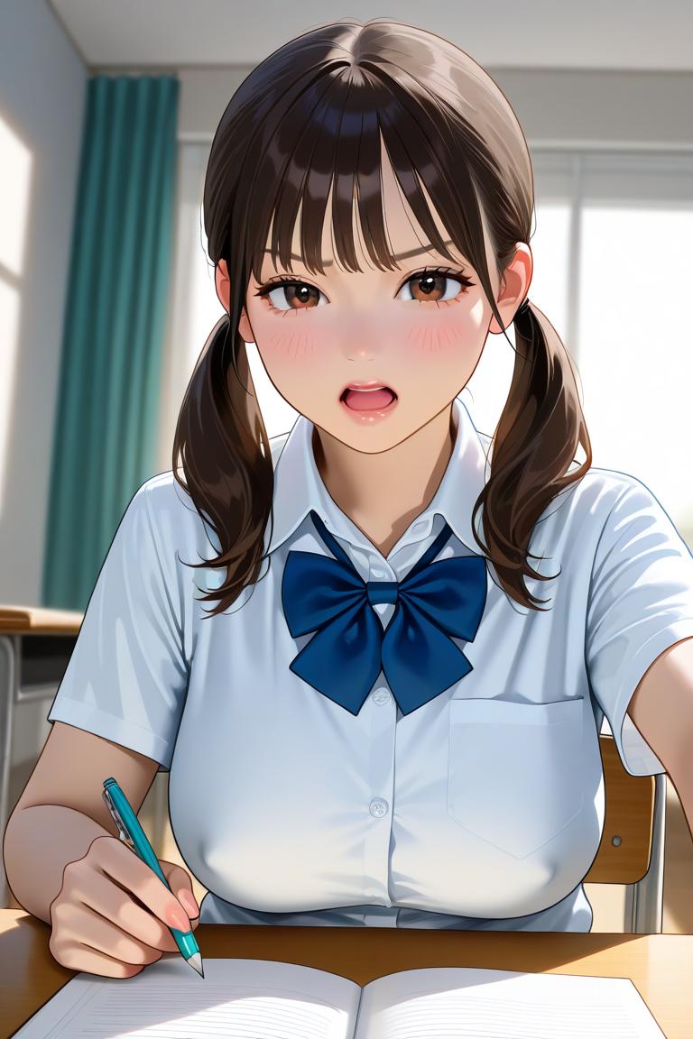 ちょっと！聞いてんの？放課後やりたくないのに付き合ってんだから真面目にやってよ！