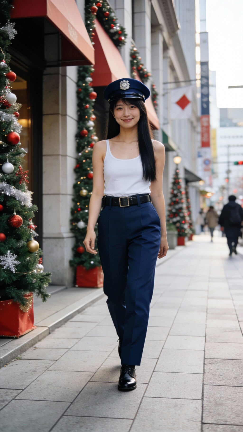 かっこかわいい婦警姫神英梨菜の日本橋パトロール　クリスマスエディション