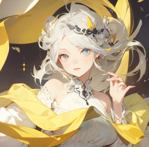 イエロードレス２ | の人気AIイラスト・グラビア