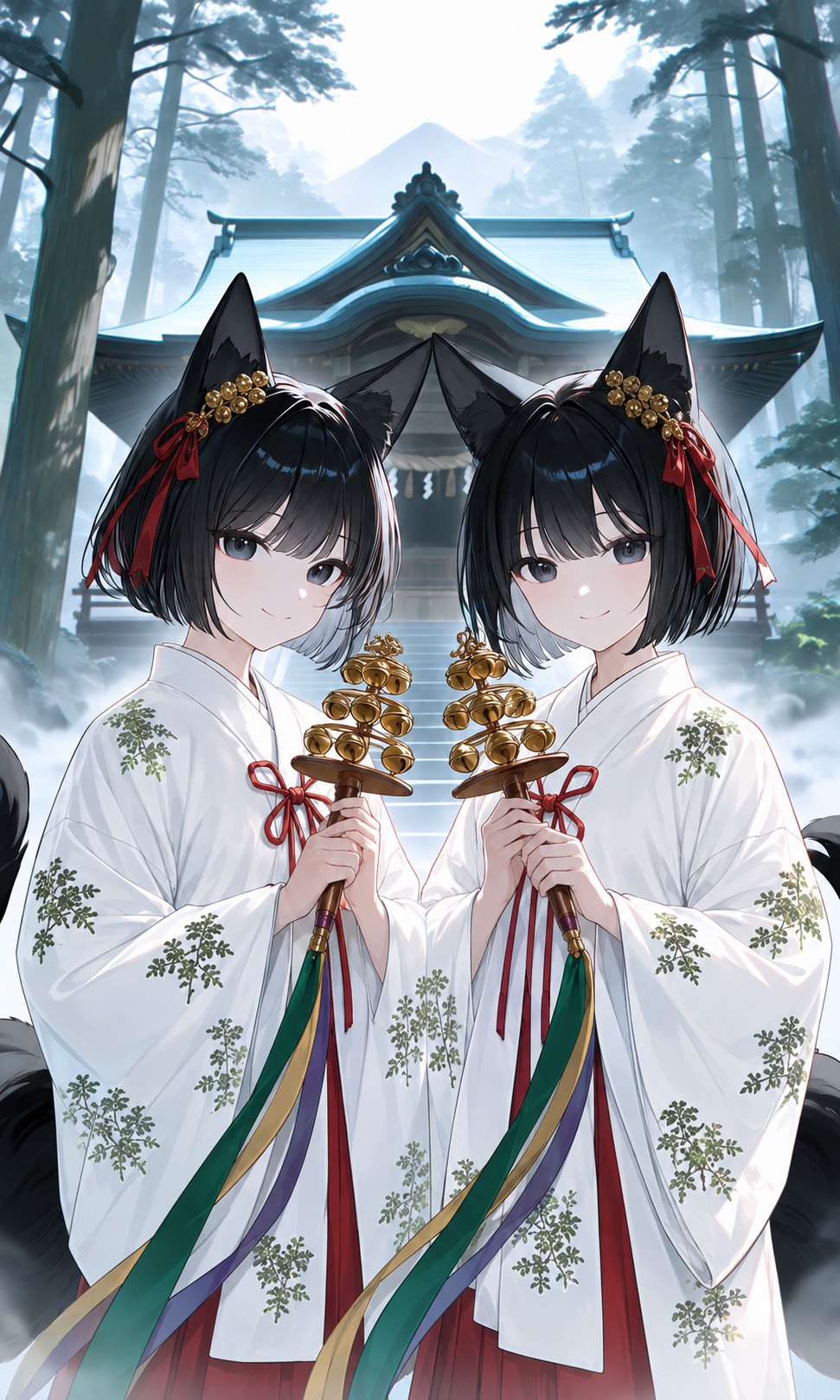 神楽舞 | の人気AIイラスト・グラビア