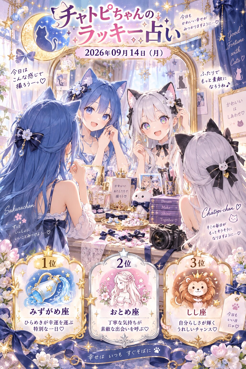 チャトピちゃん占い | の人気AIイラスト・グラビア