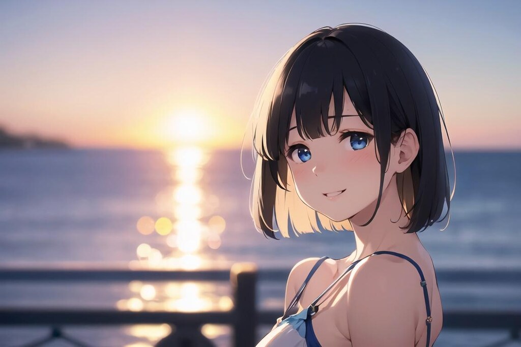 夕日１