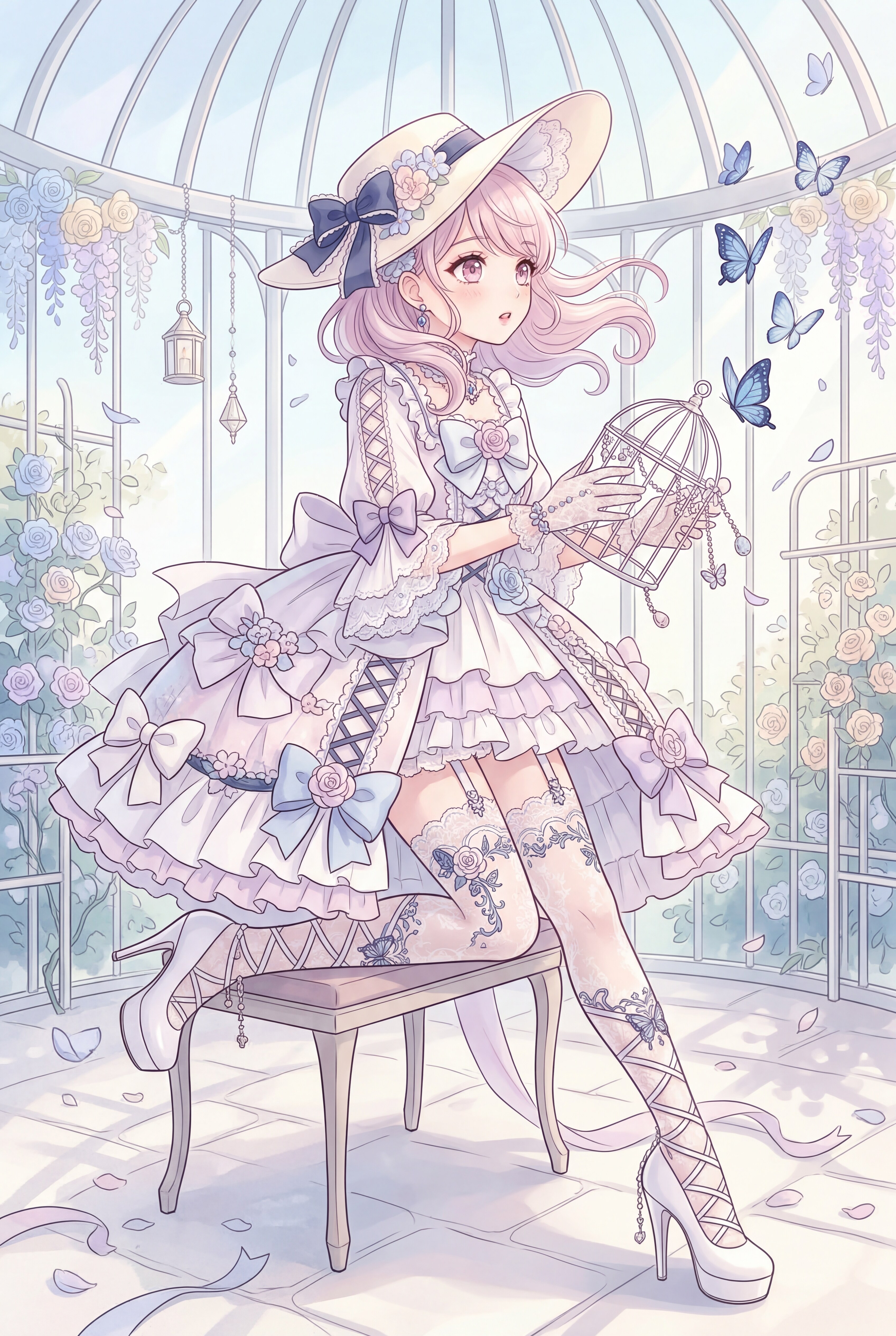 蒼蝶夢幻花冠