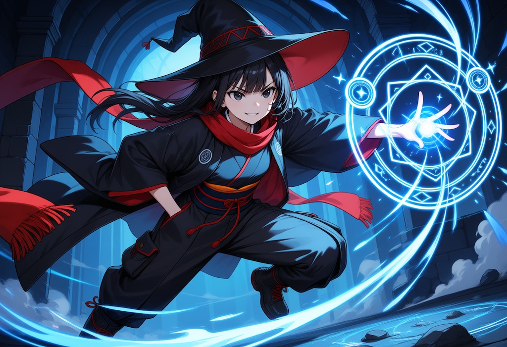 魔力を集める魔女さん