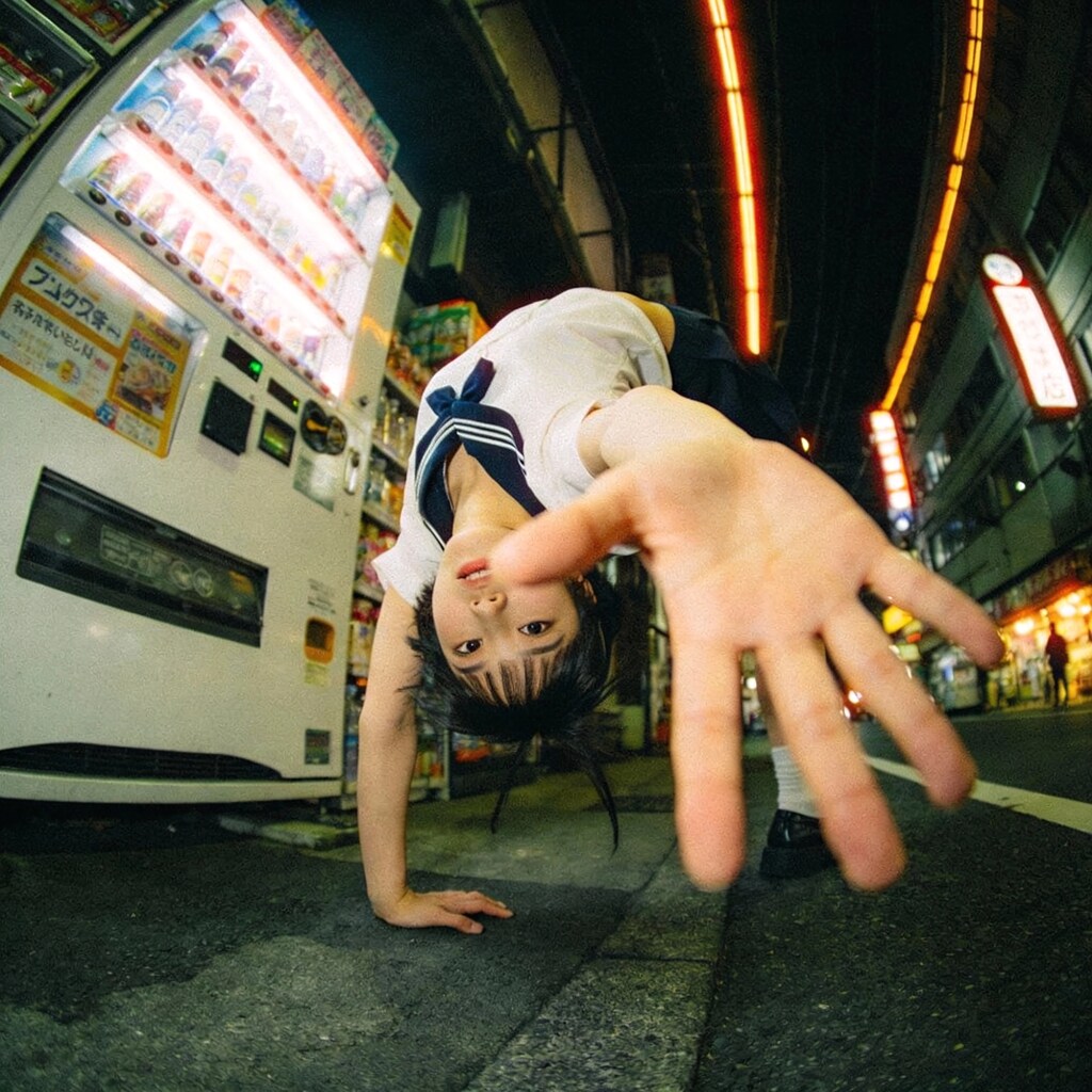 Urban Acrobatics at Night