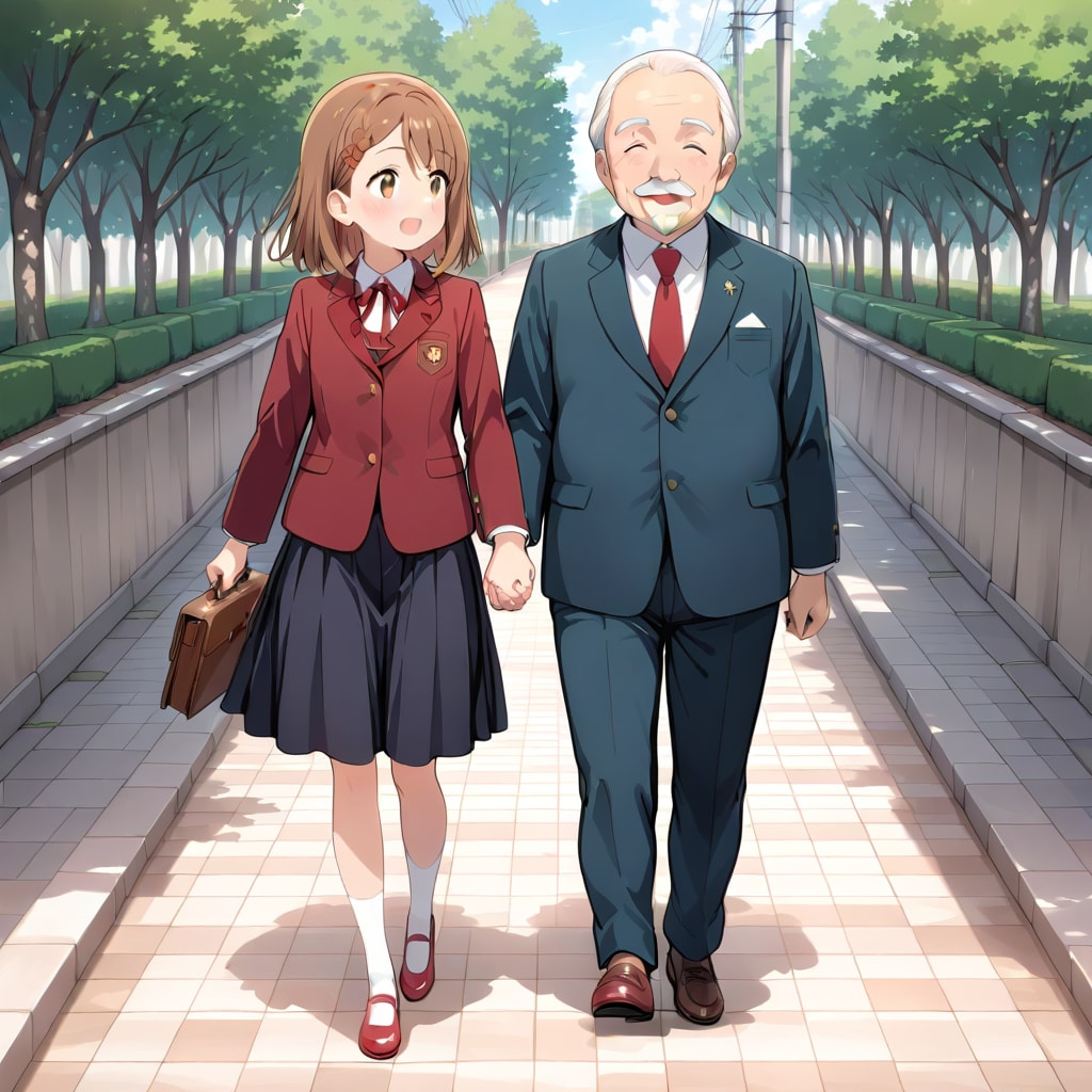 良い爺さんに連れられて | の人気AIイラスト・グラビア