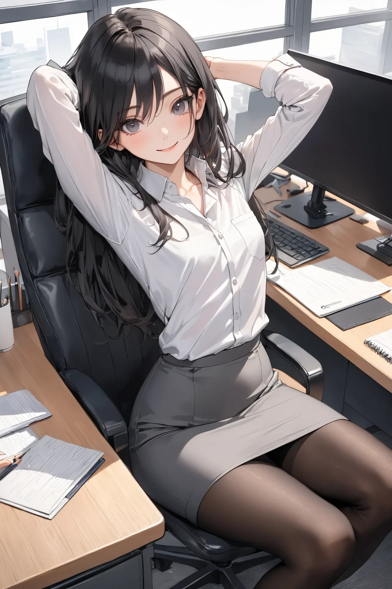 仕事納め | の人気AIイラスト・グラビア