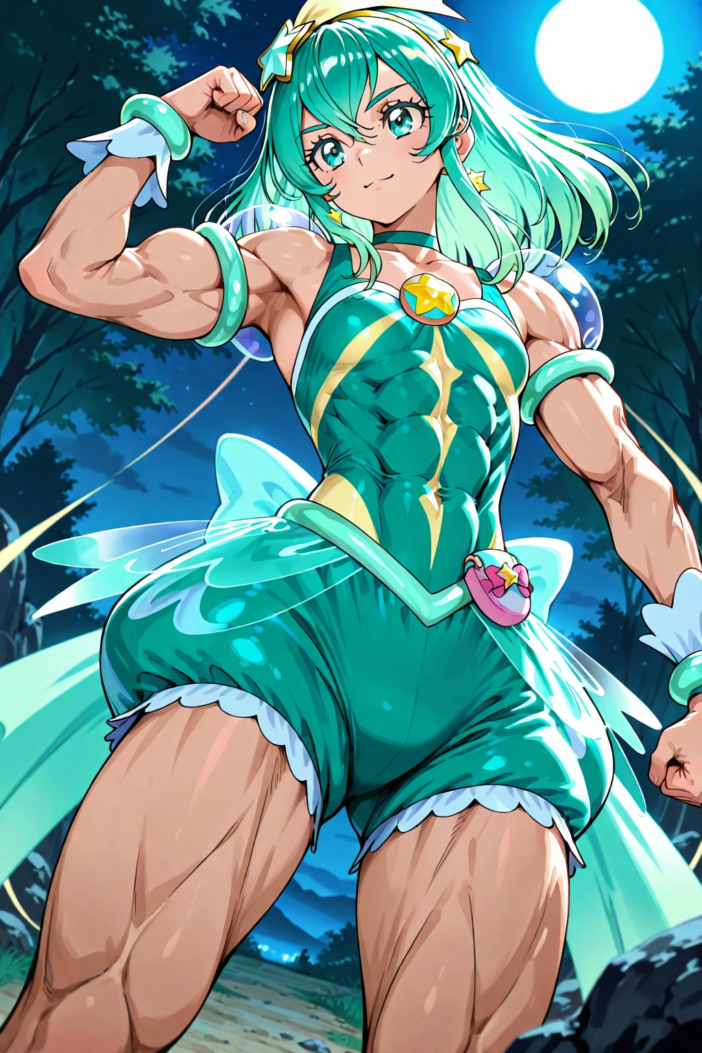 hyper muscular milky | の人気AIイラスト・グラビア