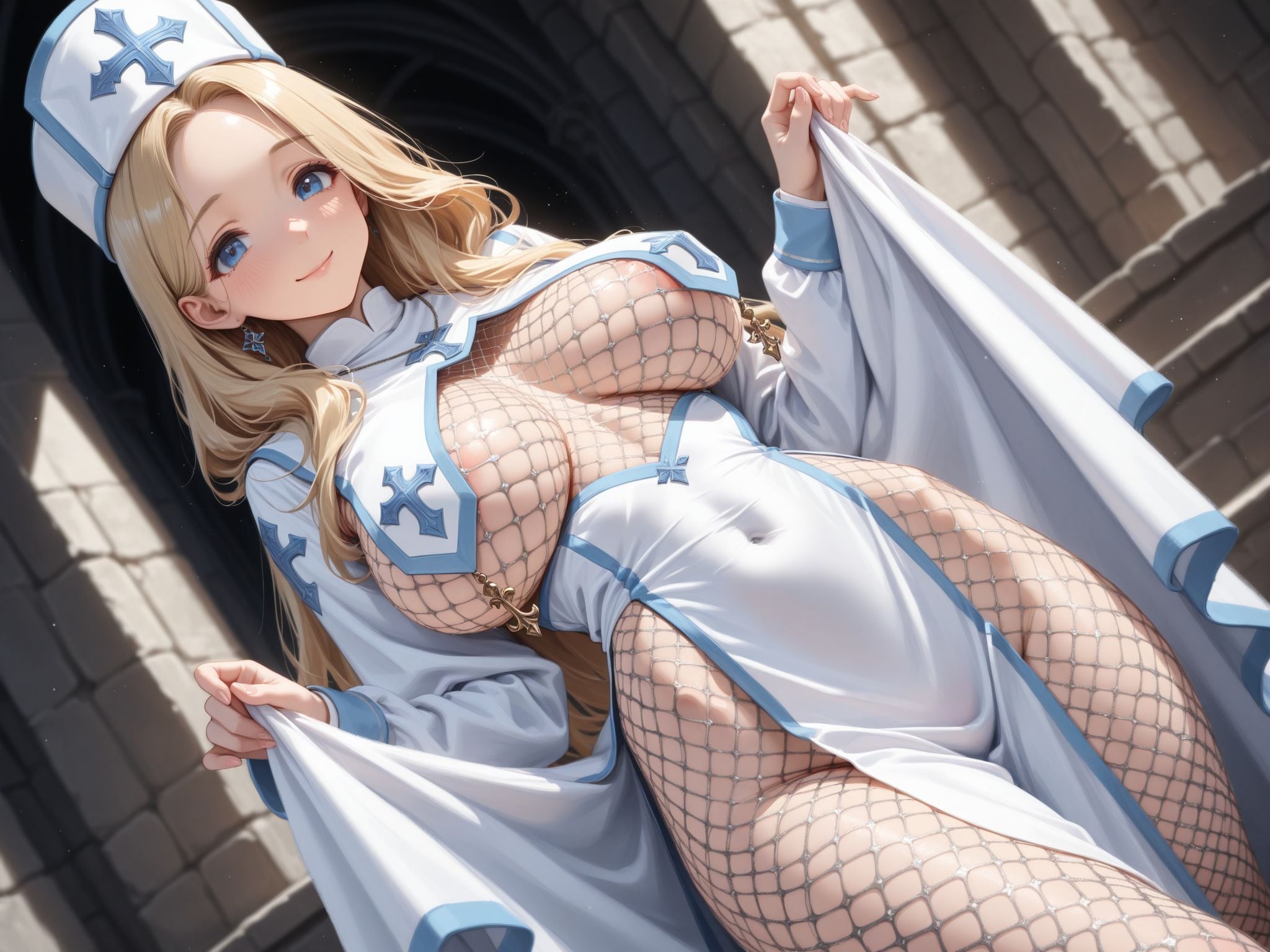全身網タイツ教の神官ちゃんたち
