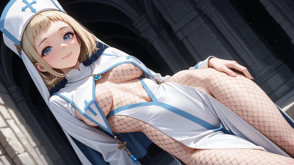 全身網タイツ教の神官ちゃんたち
