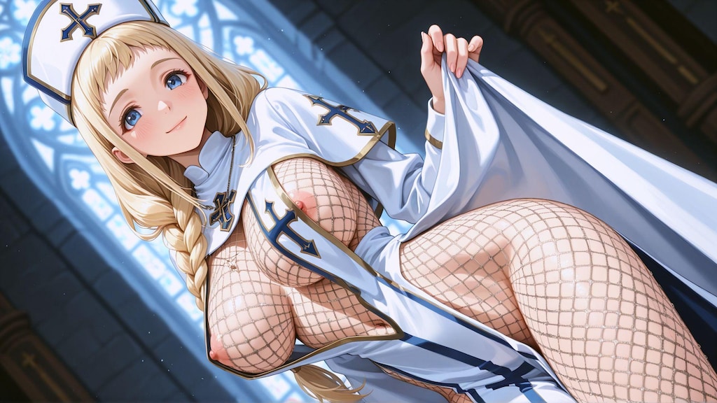 全身網タイツ教の神官ちゃんたち