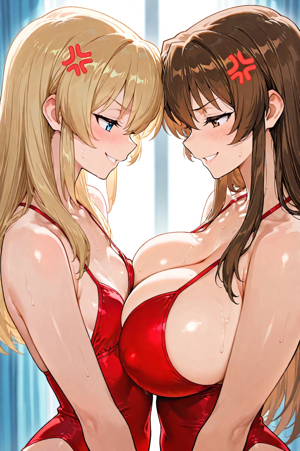 バチバチな二人