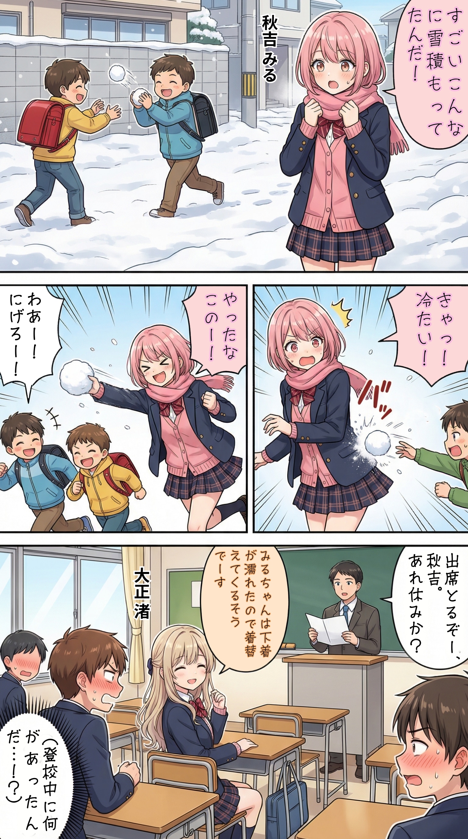 寒い冬の朝のアイドル | の人気AIイラスト・グラビア