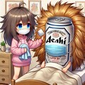 ビール缶の看病をする小さな女の子 4枚目