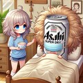 ビール缶の看病をする小さな女の子 6枚目